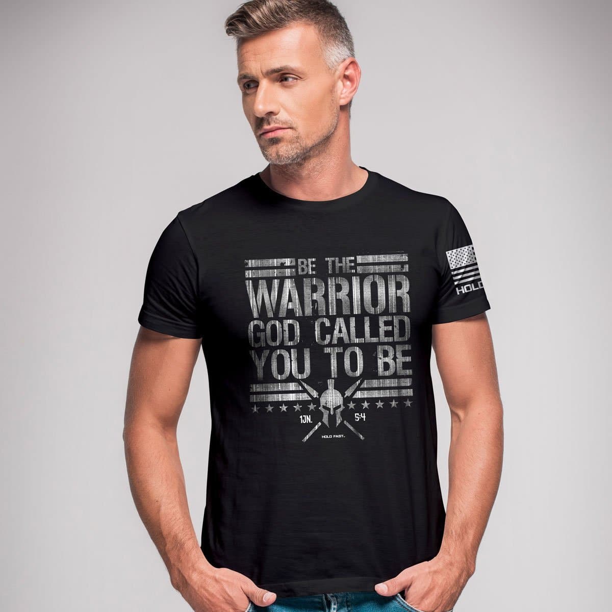 HOLD FAST Mens T-Shirt Warrior | Living Epistles